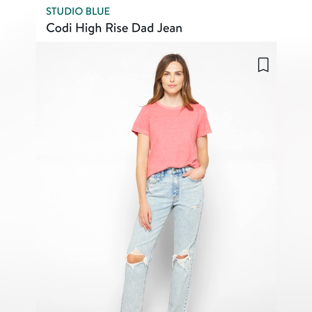 Studio Blue Size 28 Distressed Light Wash Denim Jeans
